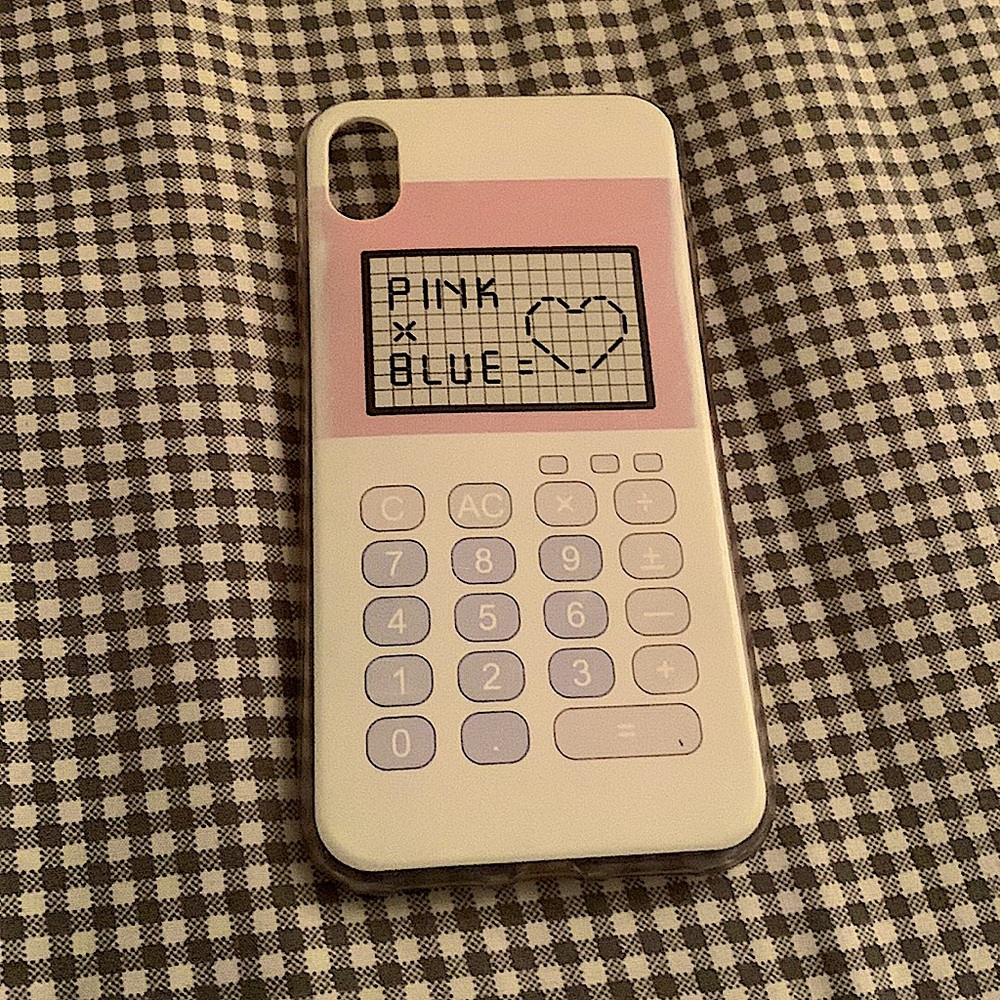 Calculator Pattern iPhone Case